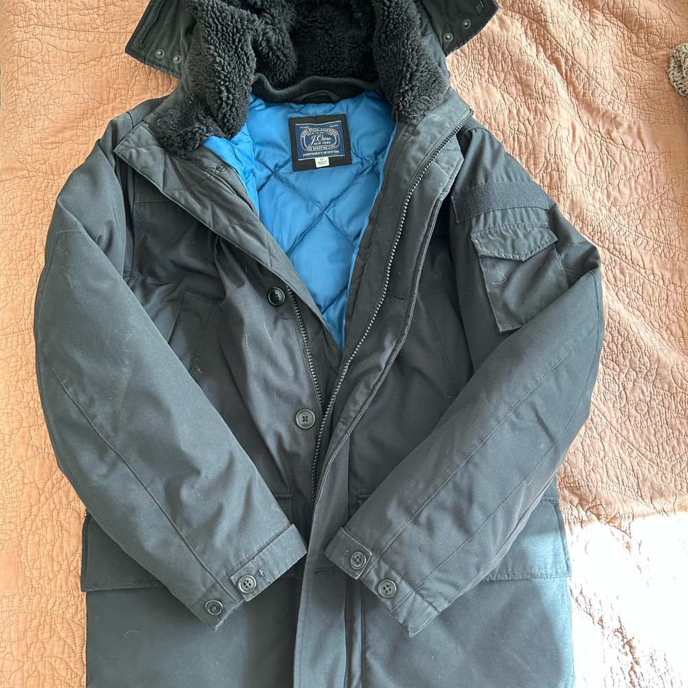 Men’s J Crew Parka Medium - great used condition